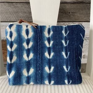 Indigo Dyed Clutch